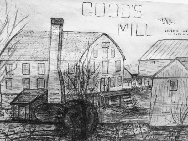 Original Fulling Mill drawing